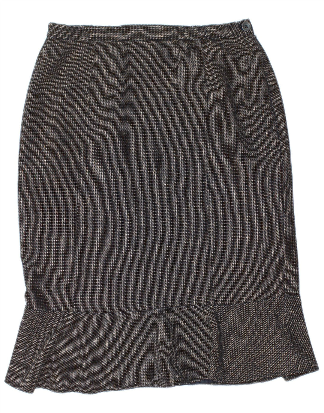 Eastex Damen Trompetenrock UK 12 Medium W30 Marineblau Polyester