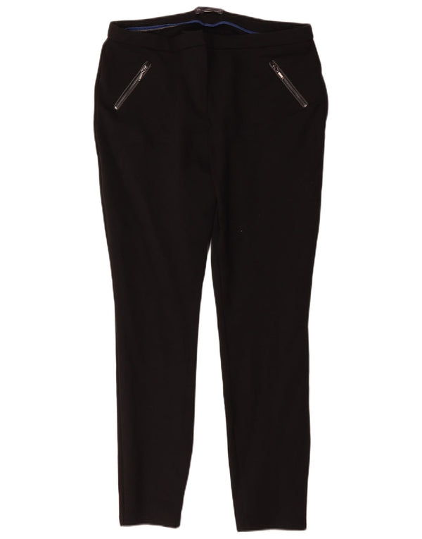 Marks & Spencer Damen Skinny Casual Hose UK 14 Large W32 L29 Schwarz