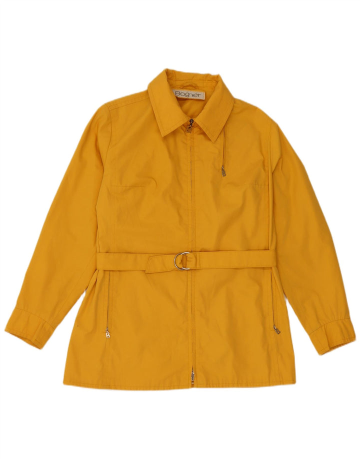 Bogner Damen Utility-Jacke UK 12 Mittelgelb aus Baumwolle