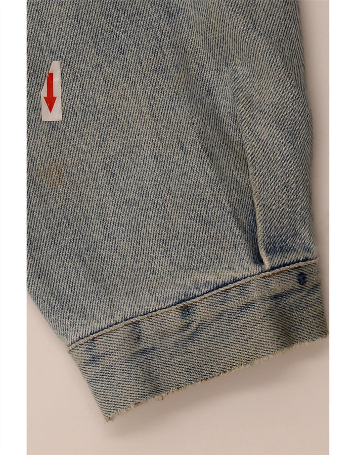 El Charro Herren Jeansjacke UK 42 XL Blaue Baumwolle