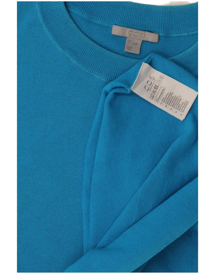 Cos Herren Loose Fit T-Shirt Top Small Blau Baumwolle