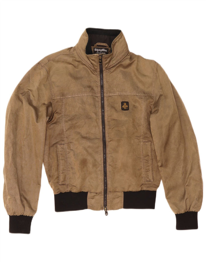 Refrigiwear Herren-Regenjacke UK 38 Medium Khaki Colourblock Polyamid