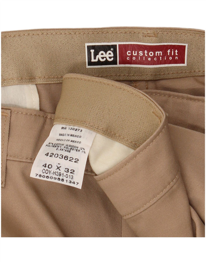 LEE Herren-Chinohose mit gerader Passform, gerade Passform, W40, L32, beige Baumwolle