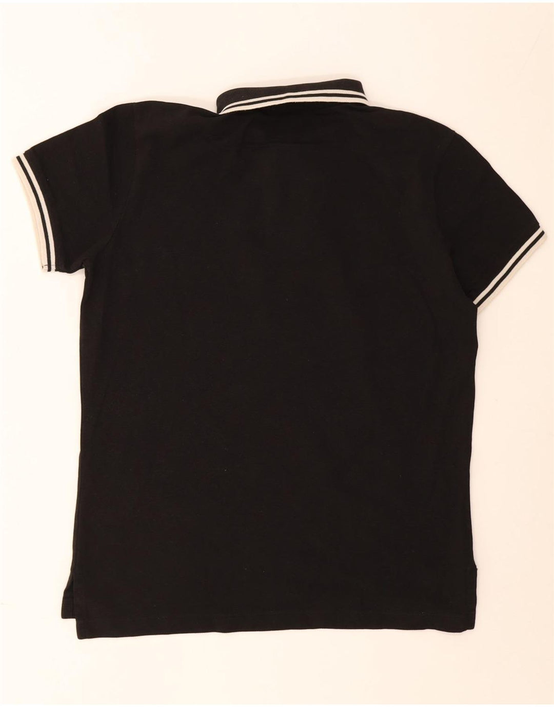 Jeckerson Herren-Poloshirt, mittelschwarz, gestreift, Baumwolle