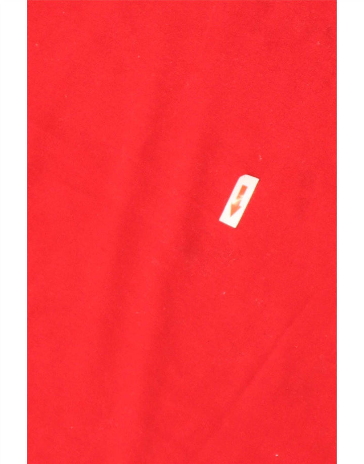 Adidas Herren Grafik-T-Shirt aus mittelroter Baumwolle