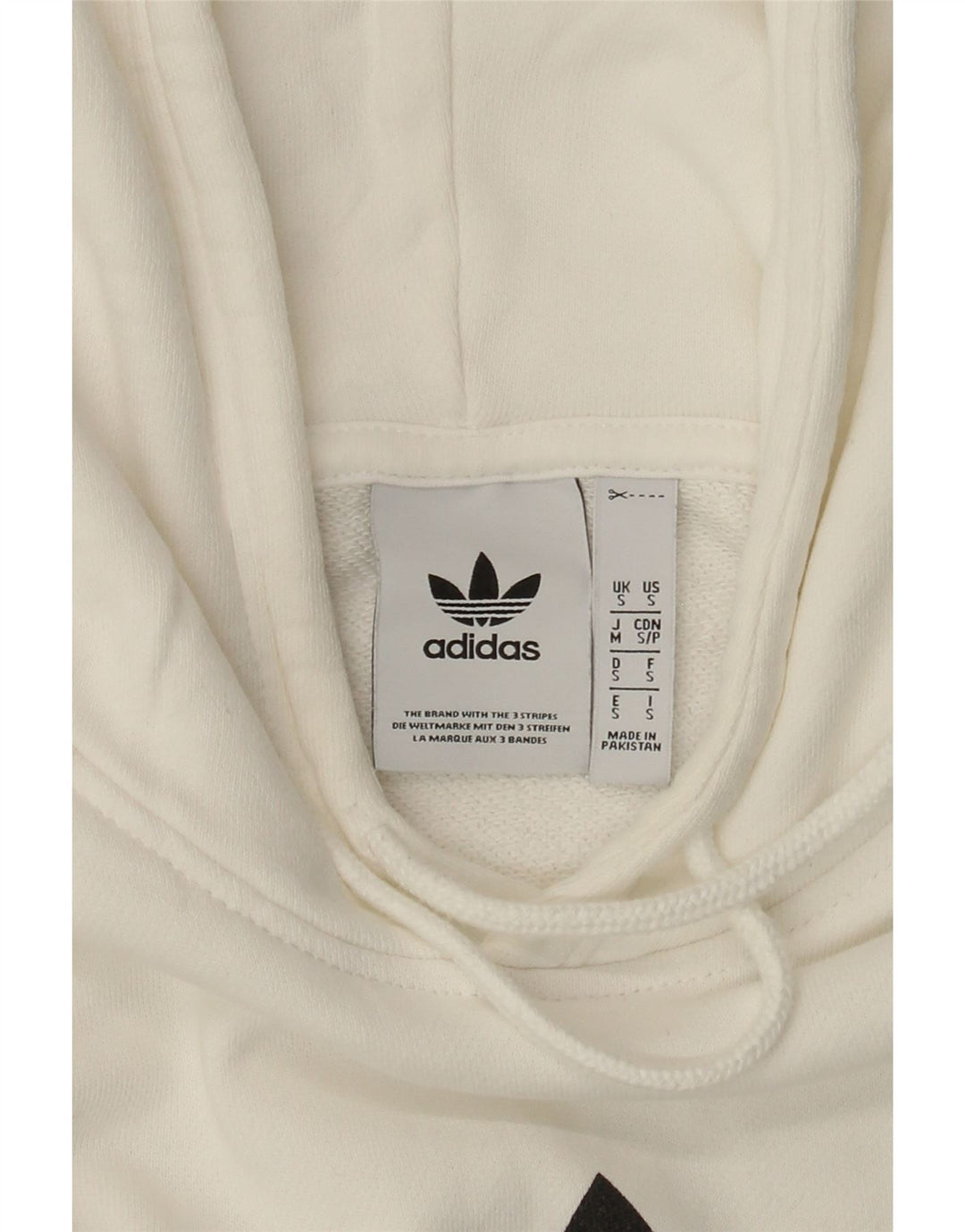 Adidas Herren Graphic Hoodie Pullover Small Weiß