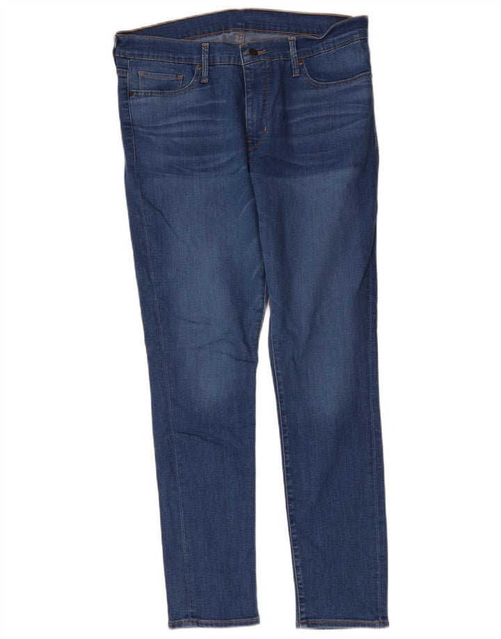 Levi's Damen Slim Jeans W32 L30 Blaue Baumwolle