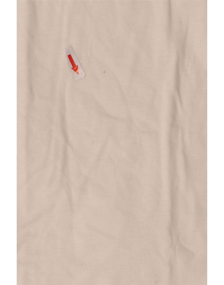 Vintage Damen Grafik T-Shirt Top IT 44 Mittelweiße Baumwolle