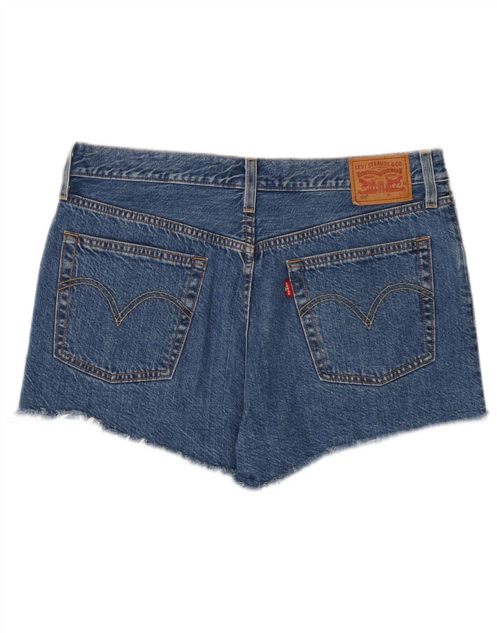 Levi's Damen 501 Jeansshorts W31 mittelblaue Baumwolle