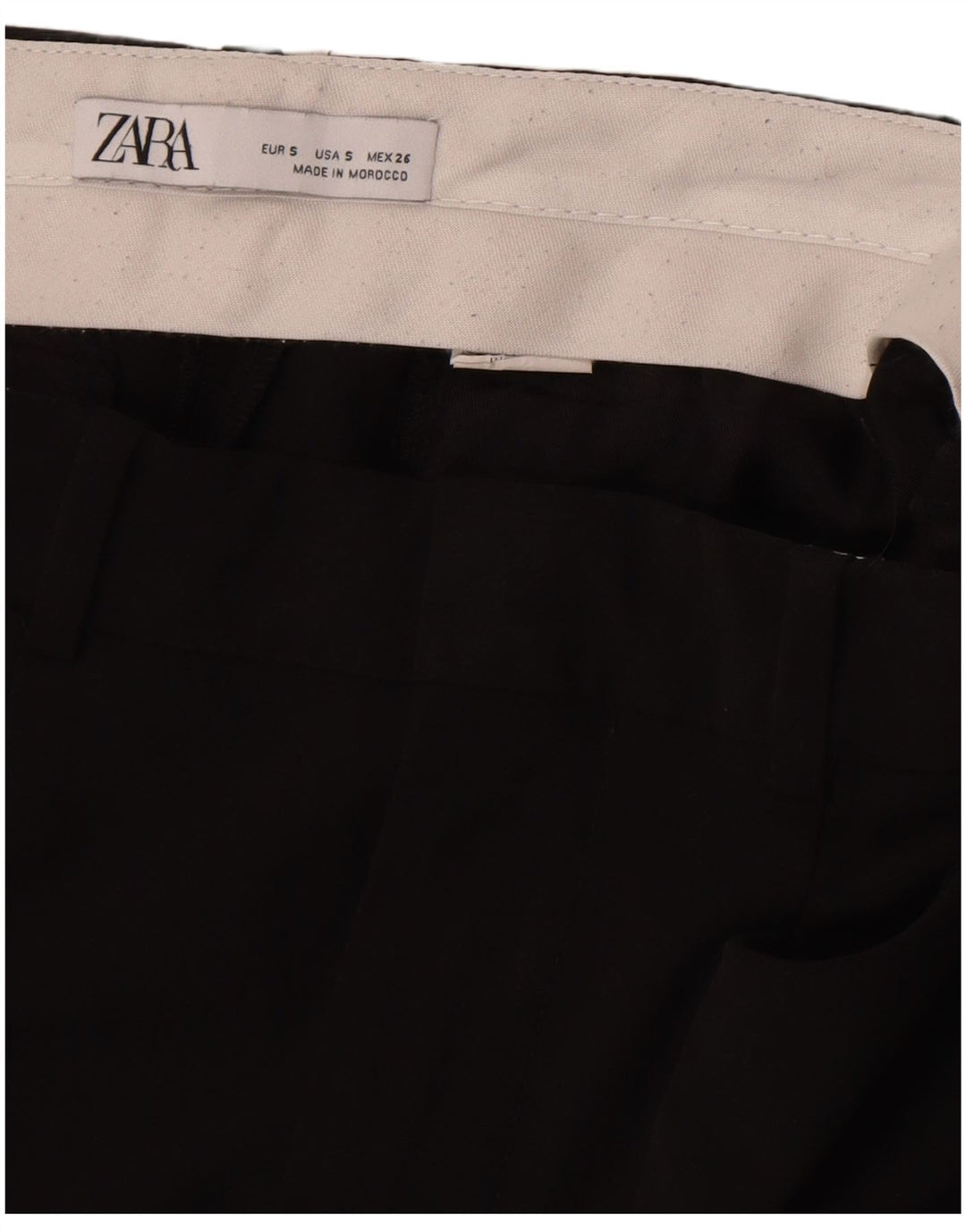 Zara Damen Casual Shorts Small W26 Schwarz