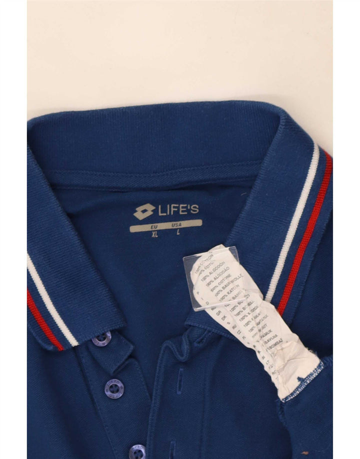 Lotto Herren-Poloshirt, groß, Blau