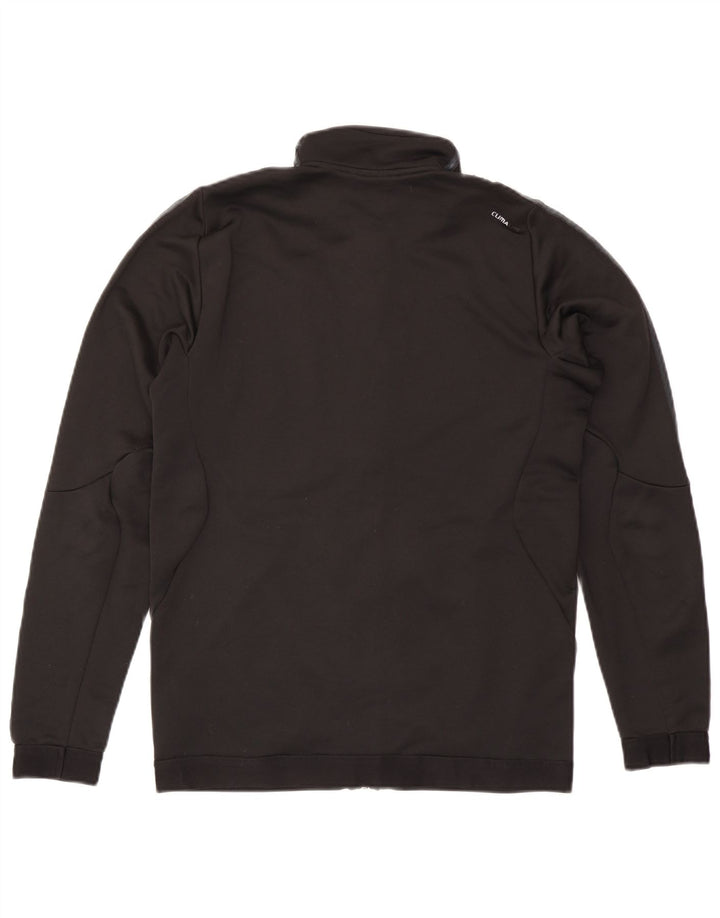 Adidas Herren Climalite Trainingsanzug Top Jacke Small Schwarz Polyester Halloween