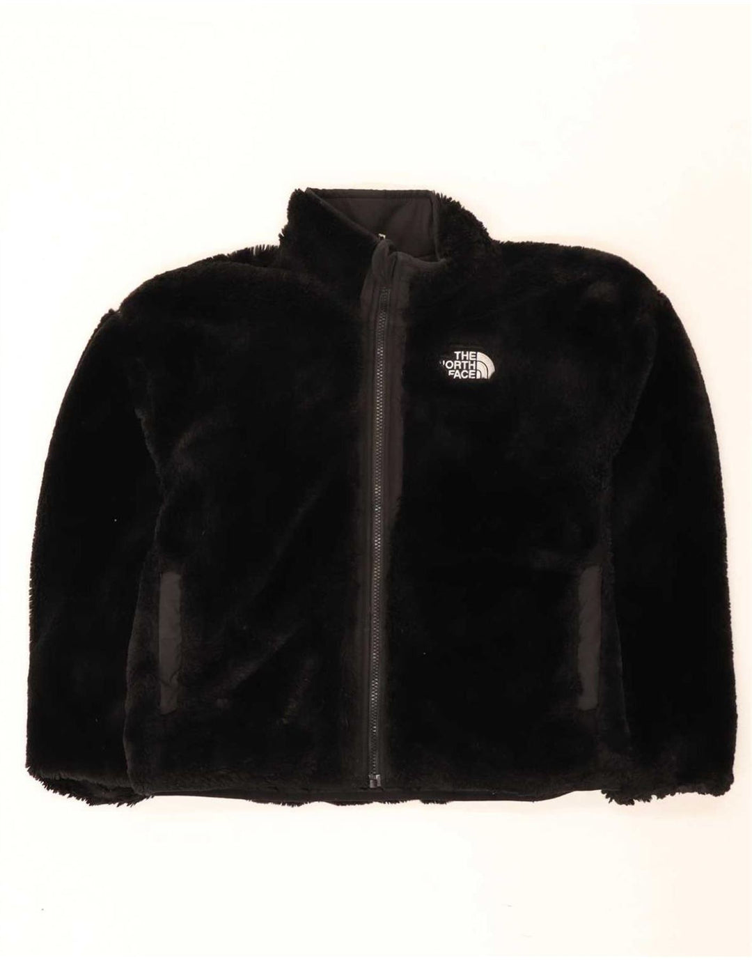 The North Face wendbare wattierte Jacke für Mädchen, 11–12 Jahre, Größe L, Schwarz