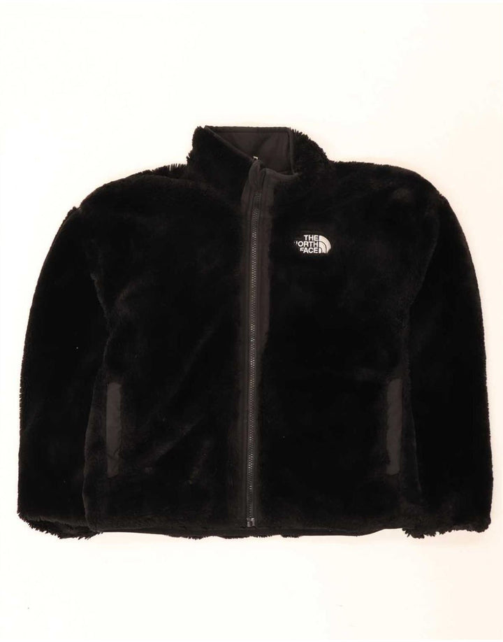 The North Face wendbare wattierte Jacke für Mädchen, 11–12 Jahre, Größe L, Schwarz