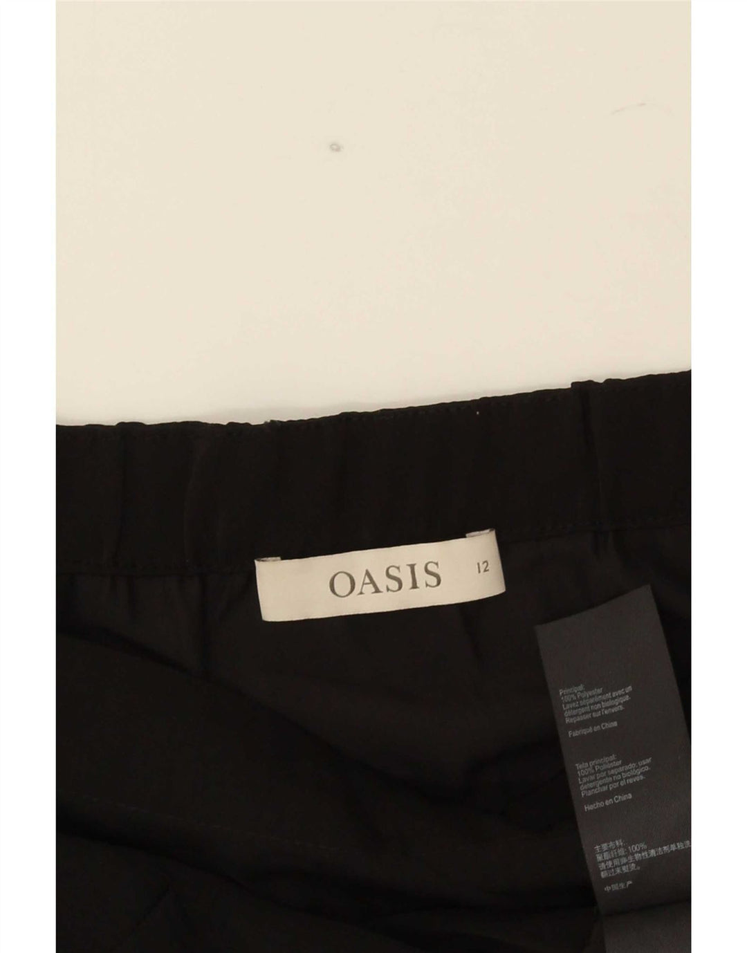 Oasis Damen-Oberteil mit 3/4-Ärmeln, schulterfrei, UK-Gr. 12, Mittelschwarz, Polyester