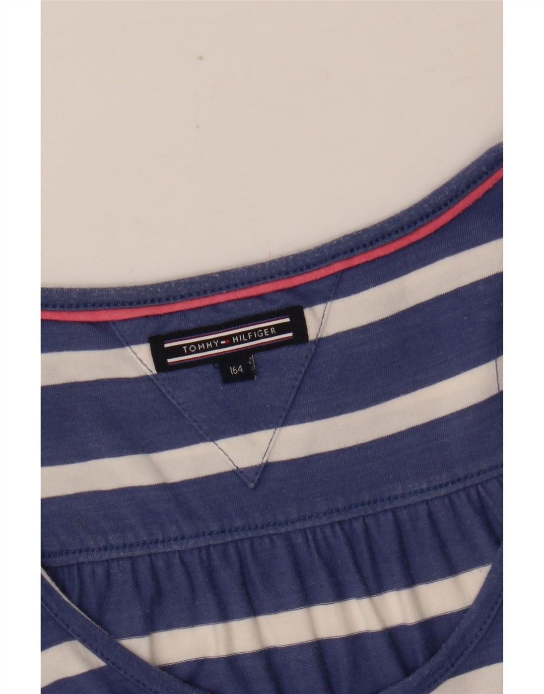 TOMMY HILFIGER Mädchen ärmelloses Basic-Kleid 14-15 Jahre Marineblau gestreift