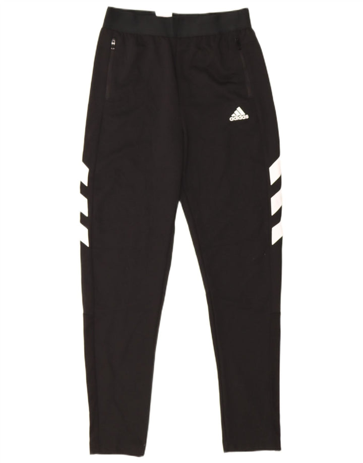 Adidas Trainingshose für Jungen, 13–14 Jahre, schwarzes Polyester