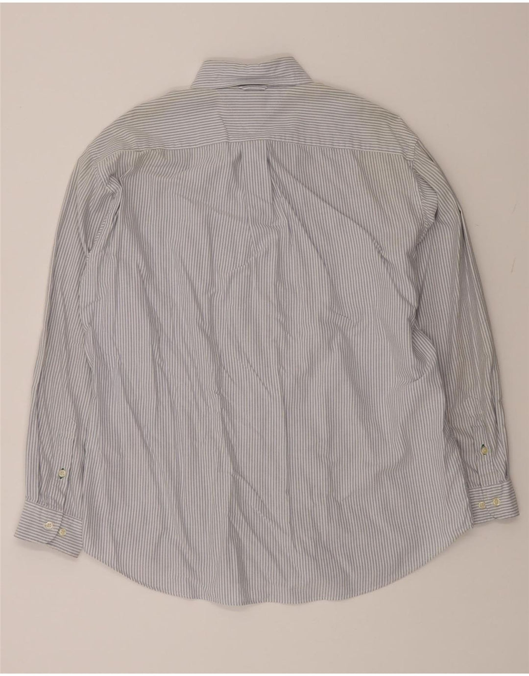TOMMY HILFIGER Mens Shirt Large Blue Pinstripe Cotton Vintage Tommy Hilfiger and Second-Hand Tommy Hilfiger from Messina Hembry 