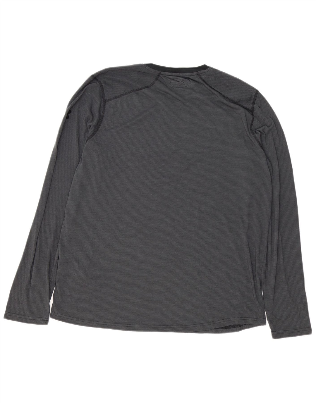 UNDER ARMOUR Herren Heat Gear Top Langarm Large Grau Polyester