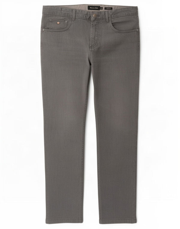 Massimo Dutti Herren-Hose mit lässiger Passform, EU 40, Mittel W31 L28, Grau