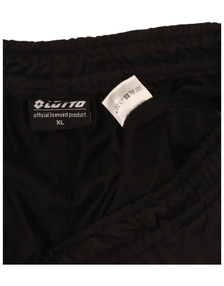 Lotto Herren-Trainingshose, Jogginghose, XL, Schwarz, Polyester