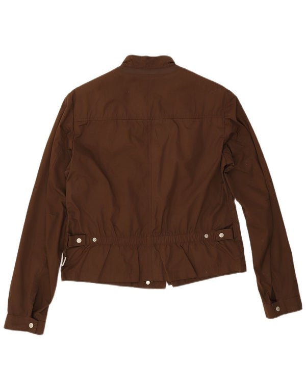Geox Damen Bomberjacke UK 14 Large Braun Polyester