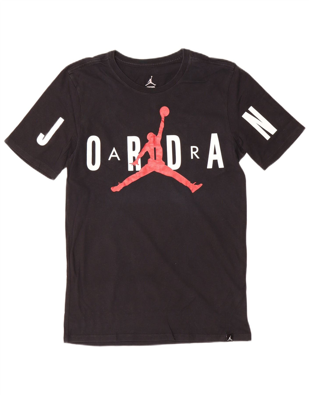 Jordan Herren-T-Shirt mit Grafik, Größe S, schwarze Baumwolle