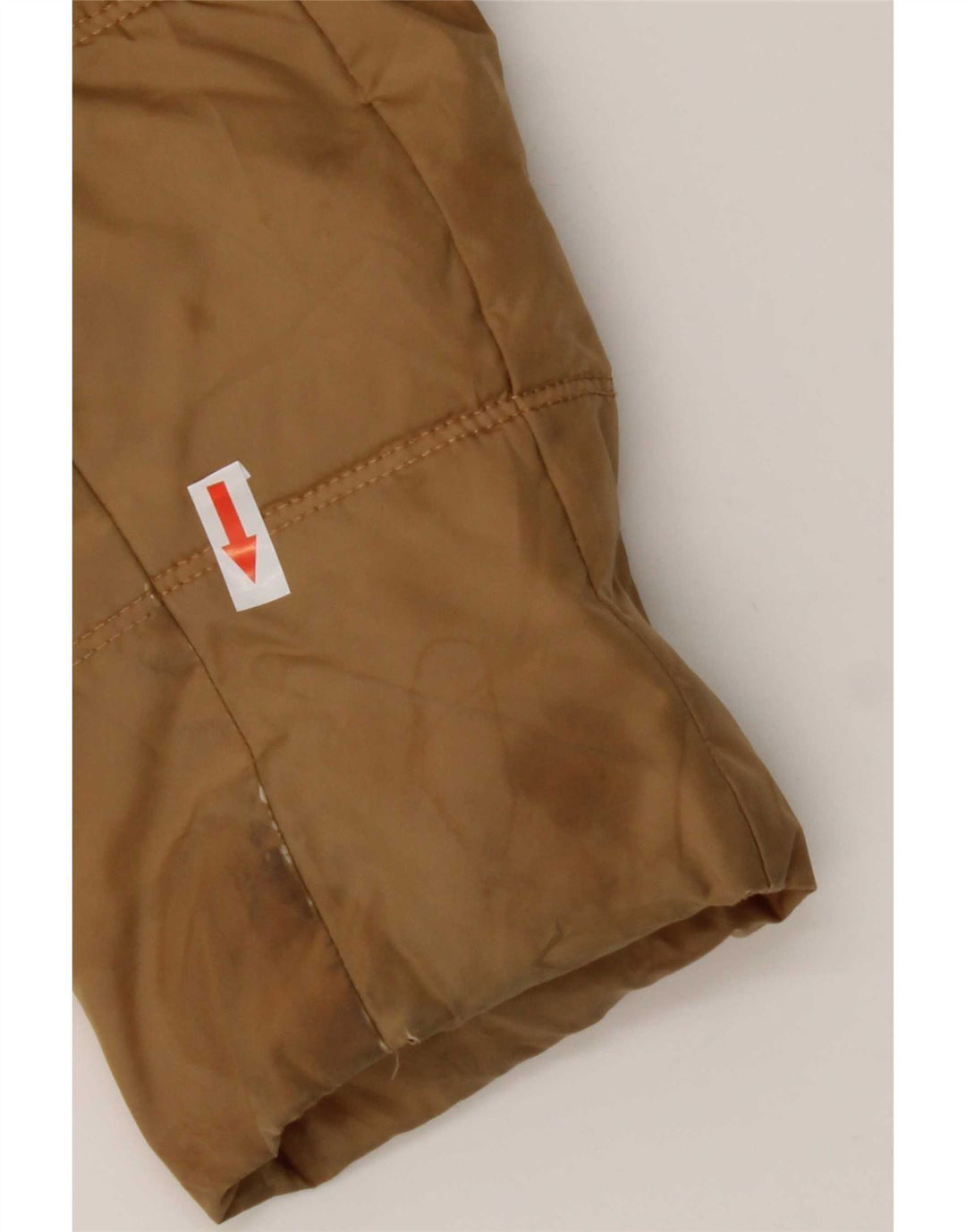 Tommy Hilfiger Wattierter Damenmantel mit Kapuze, UK 10, Größe S, braun, Polyester