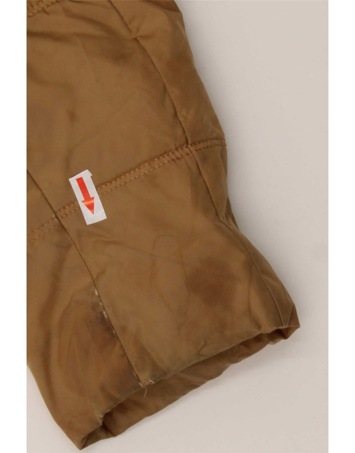 Tommy Hilfiger Wattierter Damenmantel mit Kapuze, UK 10, Größe S, braun, Polyester