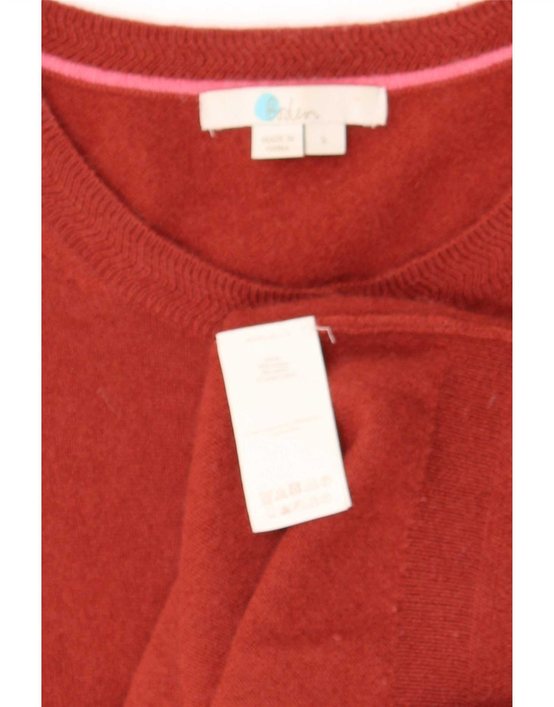 Boden Damen-Cardigan-Pullover UK 10 Kleiner roter Kaschmir