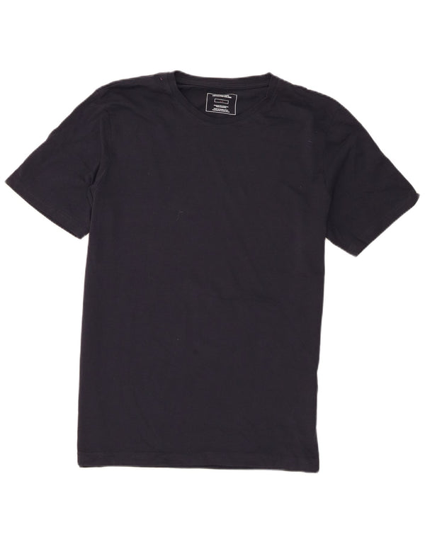 Mountain Warehouse Herren-T-Shirt-Oberteil, groß, marineblaue Baumwolle