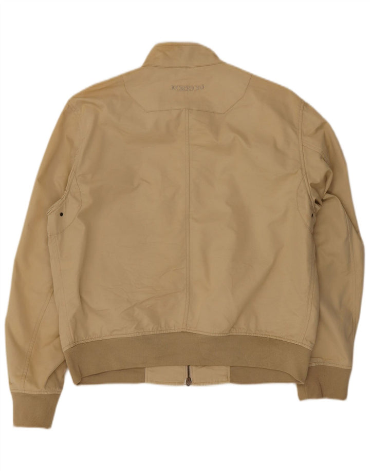 Jeckerson Herren Bomberjacke UK 42 XL Beige Baumwolle