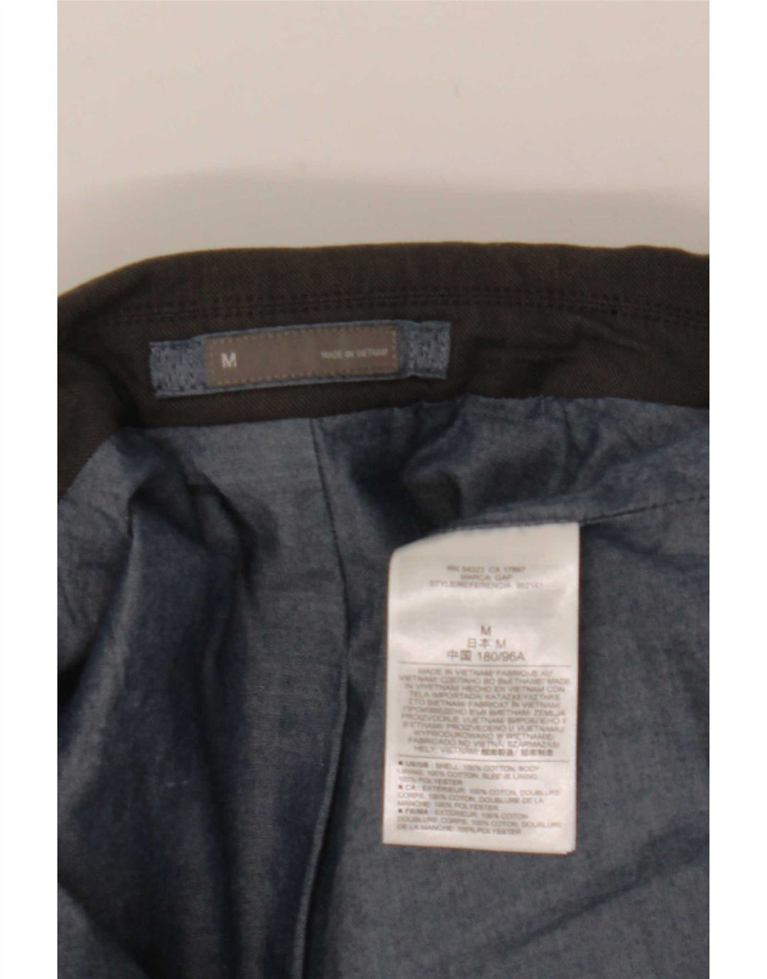 Gap Herren-Blazer mit 2 Knöpfen, UK 38, mittelgraue Baumwolle