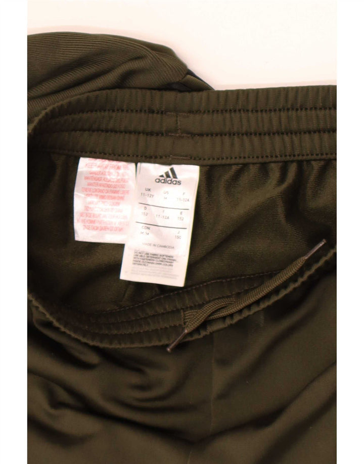 Adidas Trainingshose für Jungen, 11–12 Jahre, Khaki, Polyester