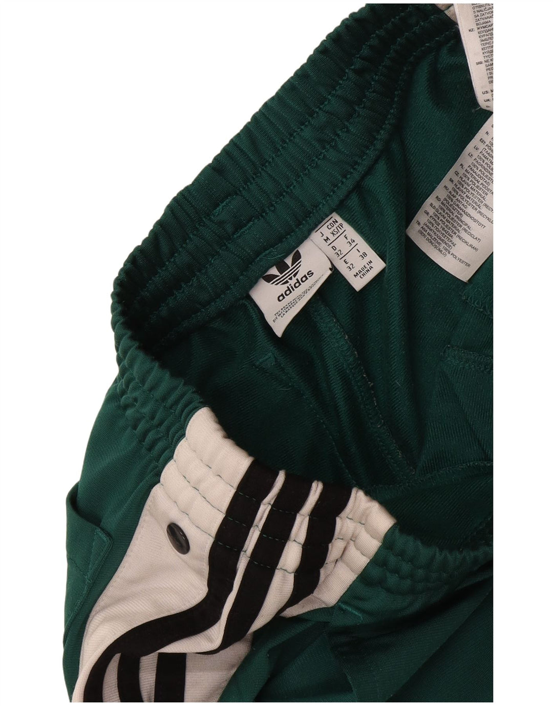Adidas Damen Graphic Sport Shorts Mittelgrünes Colourblock-Polyester