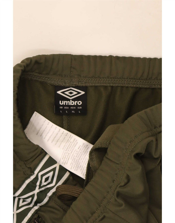 Umbro Herren-Sportshorts mit Grafik, groß, Khaki, Polyester