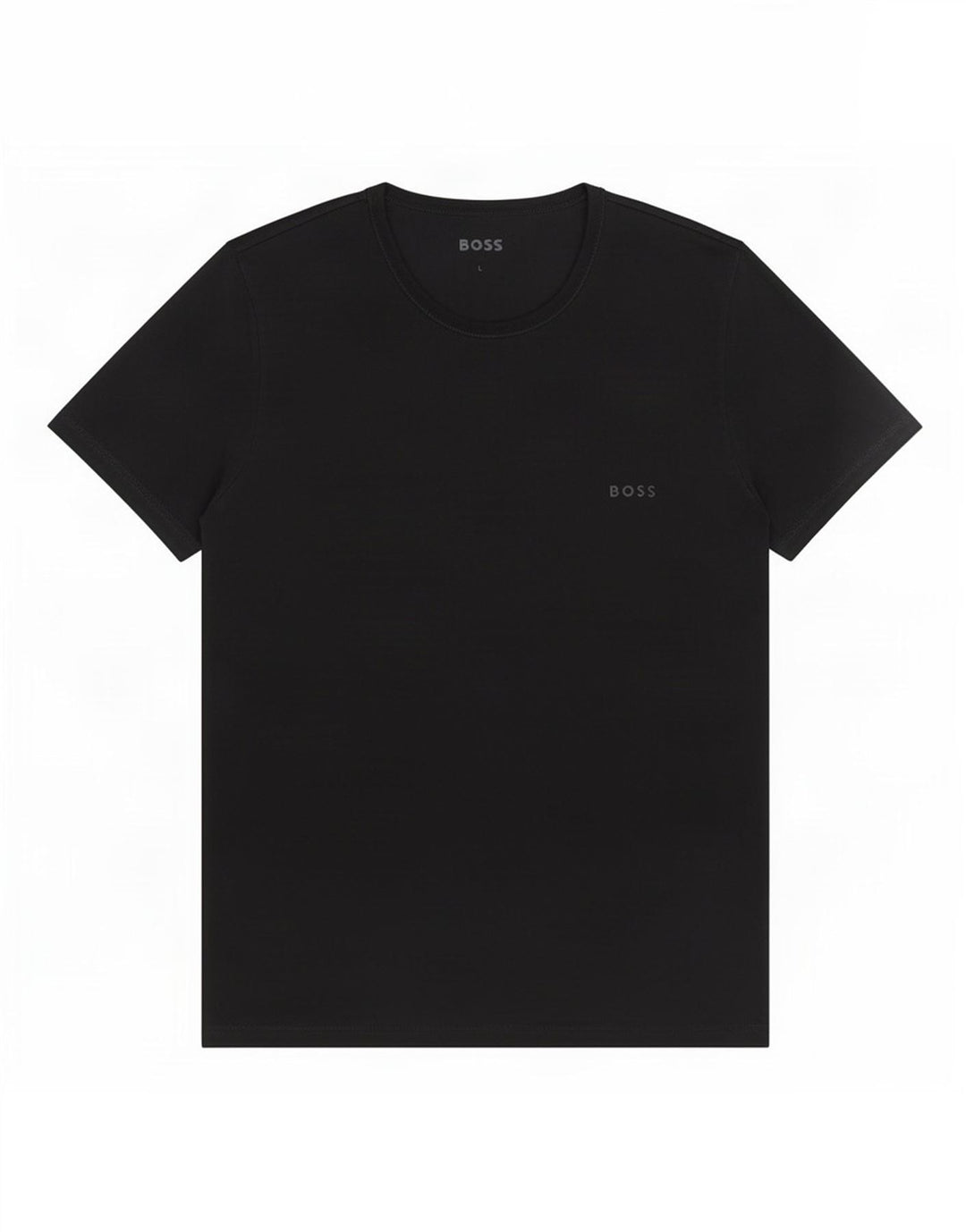 Hugo Boss Herren T-Shirt Top Large Schwarz Baumwolle