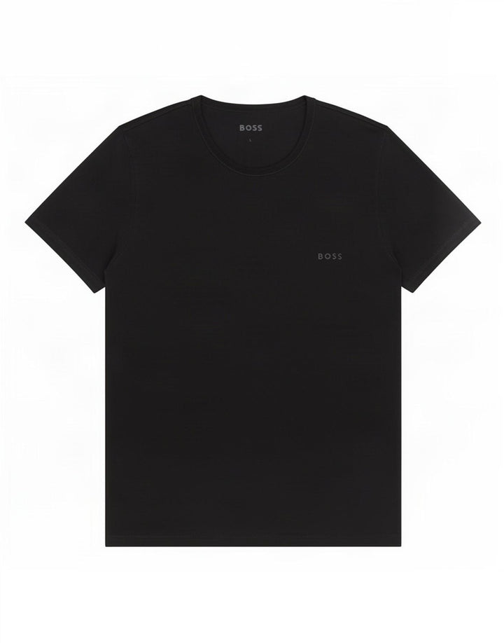Hugo Boss Herren T-Shirt Top Large Schwarz Baumwolle