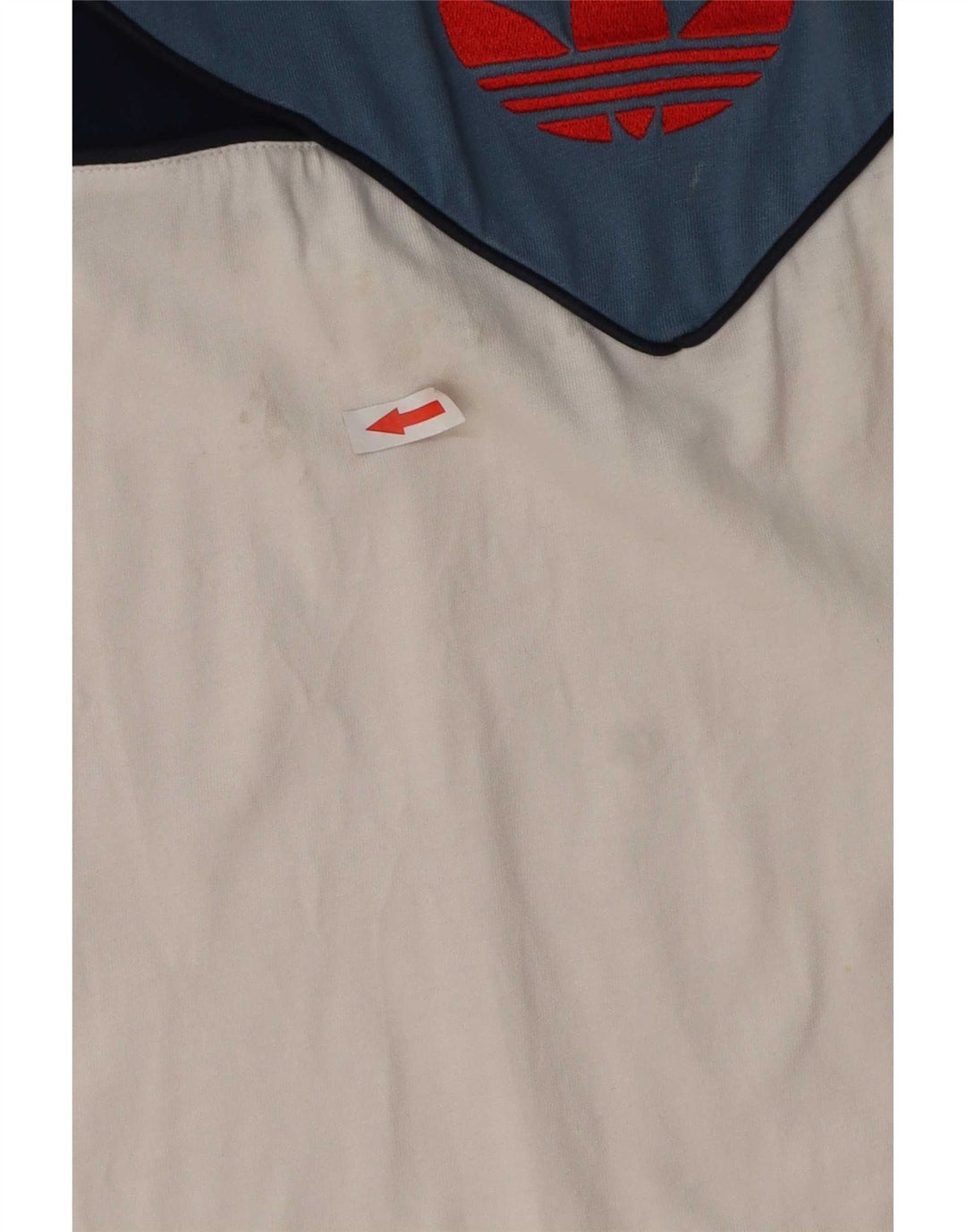 Adidas Herren T-Shirt Top Small Blau Colourblock Baumwolle