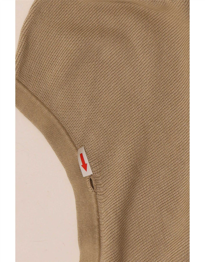 Izod Herren Weste Tank Top XL Beige Baumwolle