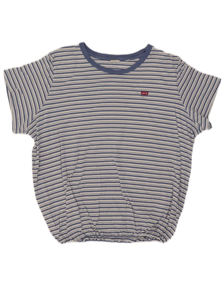 Levi's Herren T-Shirt Top 3XL Blau gestreift