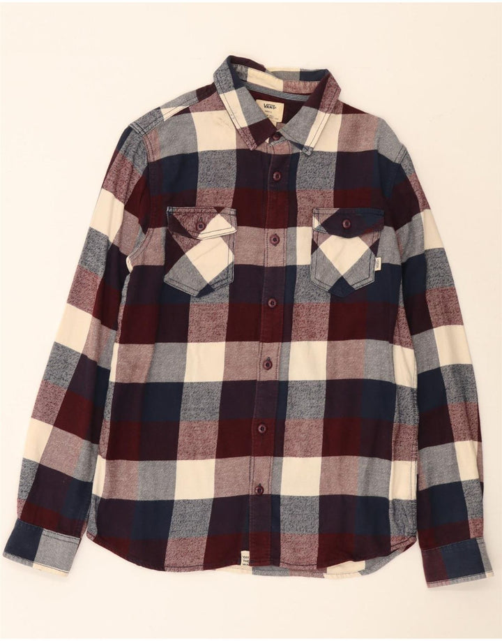 Vans Herren-Flanellhemd, klein, mehrfarbig, kariert, Baumwolle