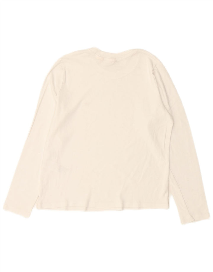 LEVI'S Womens Top Long Sleeve UK 18 XL White Cotton