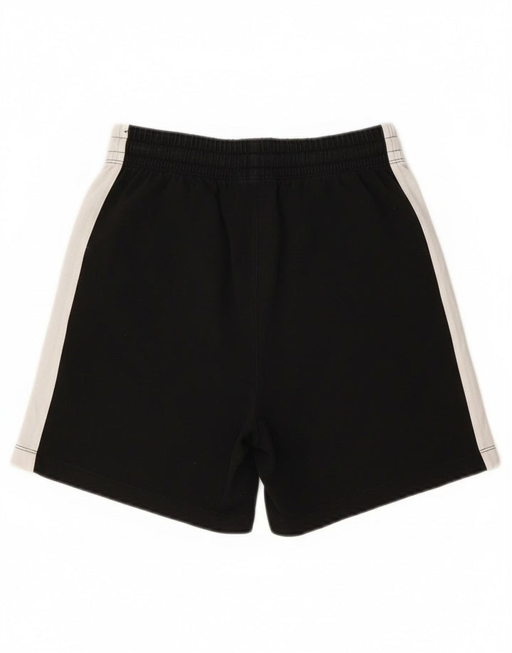 Champion Womens Graphic Sport Shorts UK 12 Mittelschwarz Farbblock