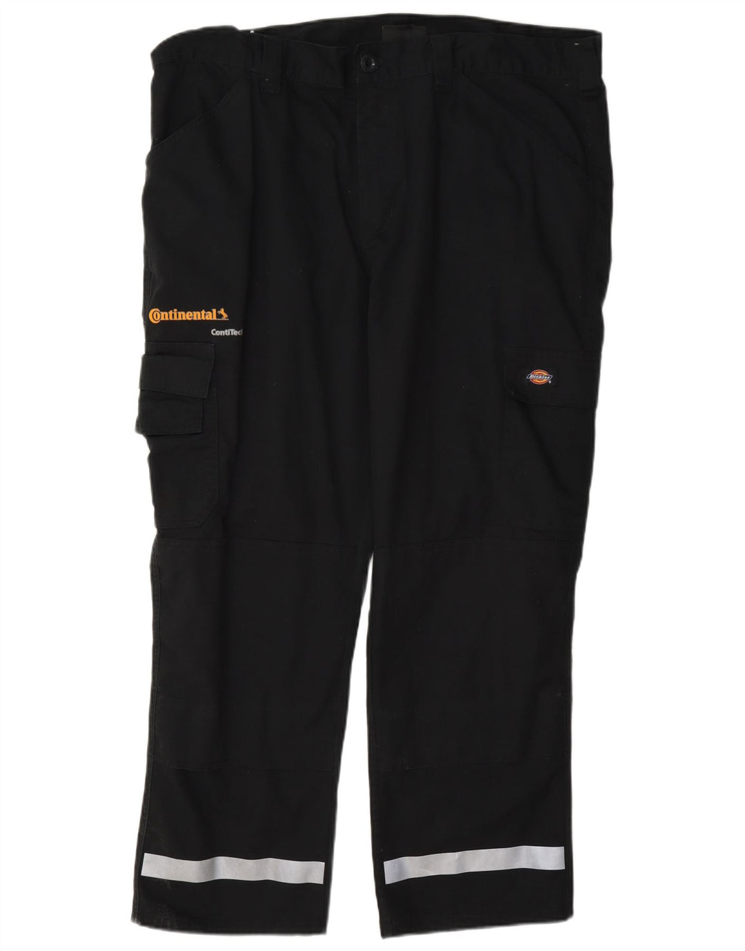 Dickies Gerade Herren-Cargohose W40 L28 Schwarzes Colourblock-Polyester