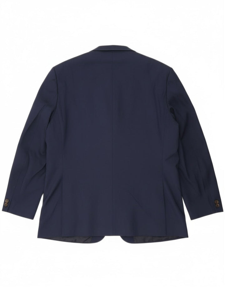 Marks & Spencer Maßgeschneiderte Herren-Blazerjacke mit 2 Knöpfen, UK 46 3XL, Marineblau