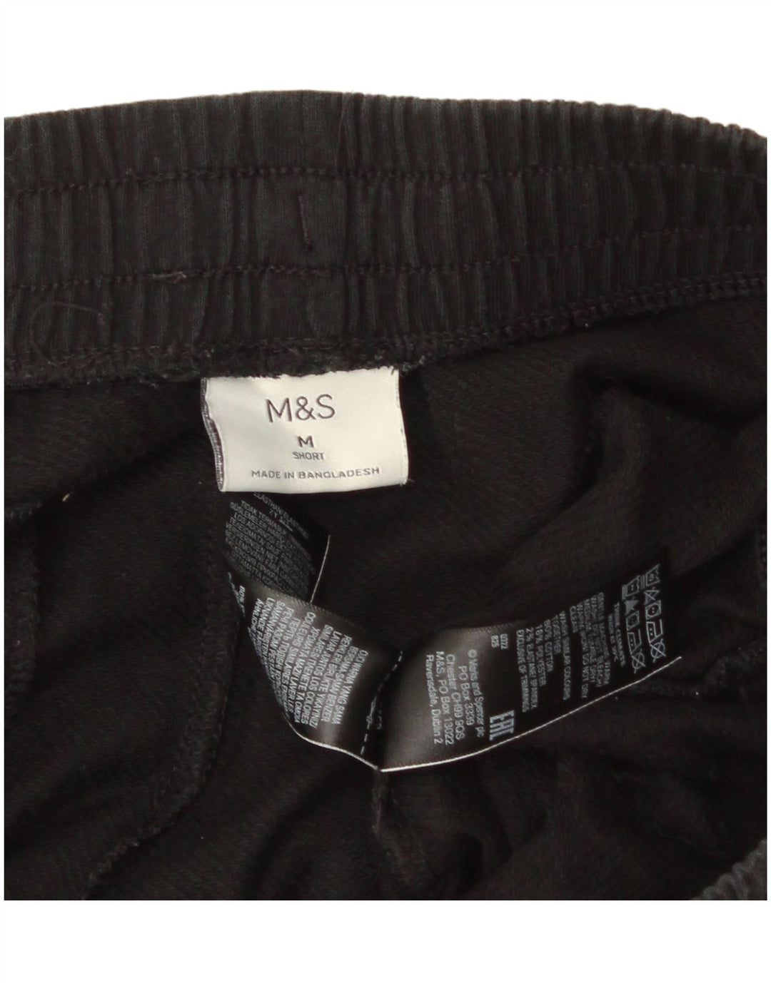 Marks & Spencer Herren-Trainingshose aus mittelschwarzer Baumwolle