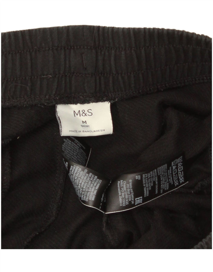 Marks & Spencer Herren-Trainingshose aus mittelschwarzer Baumwolle