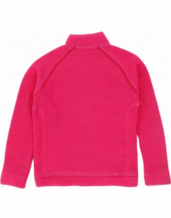 Weird Fish Damen-Sweatshirt mit Reißverschluss am Hals, Gr. 10, Größe S, Rosa, Baumwolle