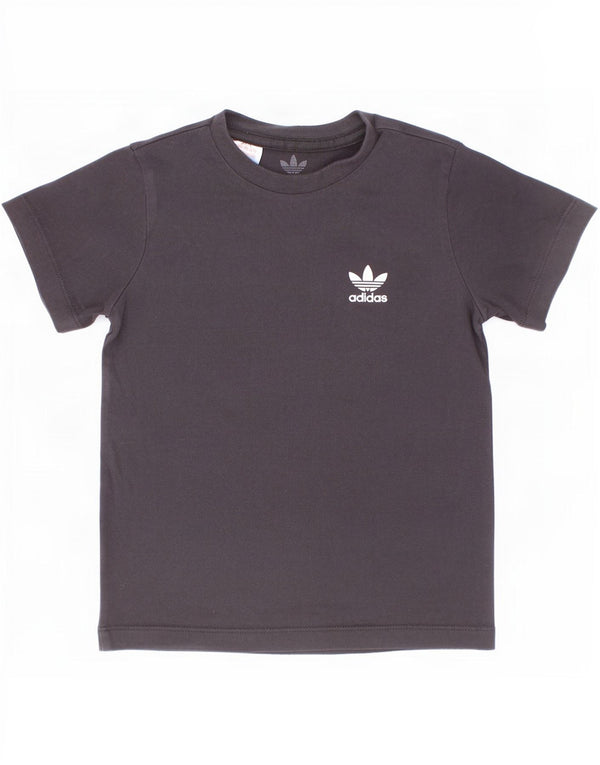 Adidas Jungen T-Shirt Top 2-3 Jahre schwarze Baumwolle